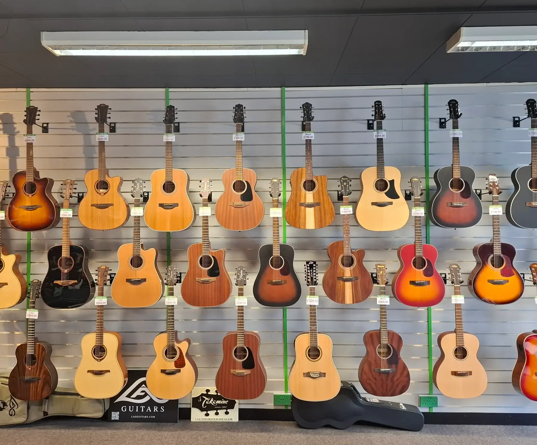 Roy Jevons Music in-store display